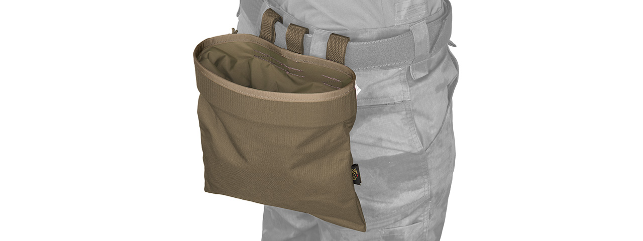 FY-PHM13KH SNAP-BUTTON TACTICAL ROLL-UP DROP POUCH (KHAKI) - Click Image to Close