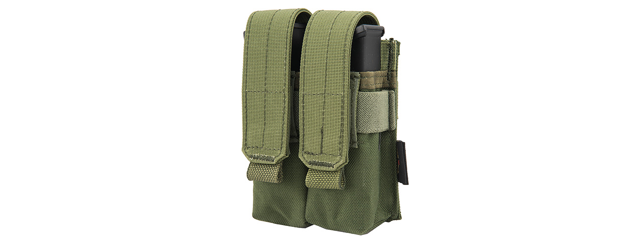 FY-PHP05OD Molle Double Pistol Magazine Pouch (OD Green) - Click Image to Close