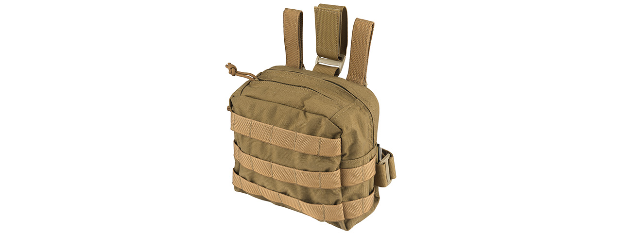 FY-PKE05CB Molle Drop Leg Accessories Pouch (Coyote Brown) - Click Image to Close