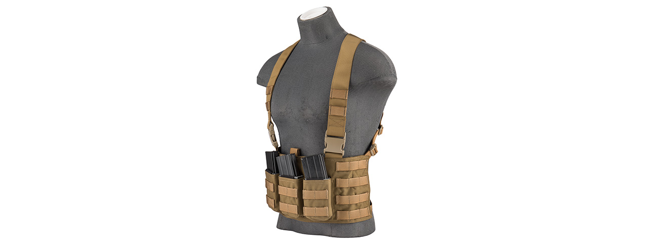 FY-VTC11CB 1000D LAW ENFORCEMENT CHEST RIG (COYOTE BROWN) - Click Image to Close