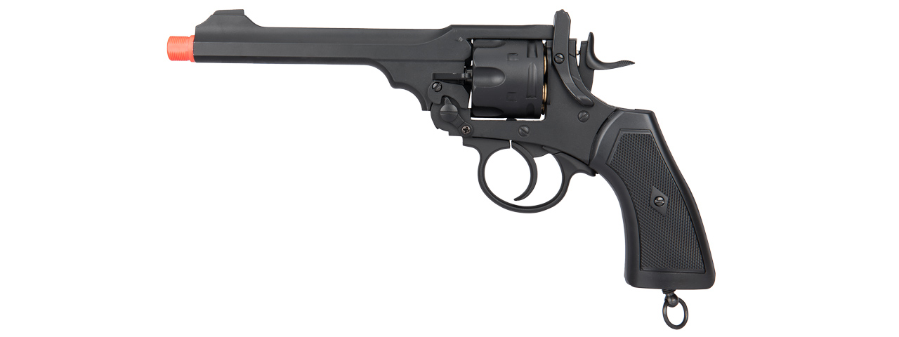 G293 Full Metal CO2 Powered Revolver Pistol (Black) - Click Image to Close