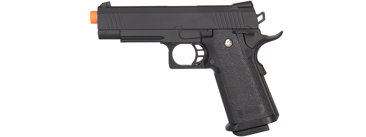 GE3006 GOLDEN HAWK SPRING AIRSOFT HI CAPA PISTOL W/ METAL SLIDE (BLACK) - Click Image to Close