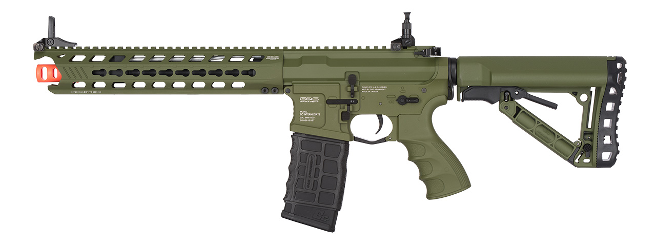 G&G Combat Machine CM16 Predator Airsoft AEG Rifle with KeyMod Rail (Color: Hunter Green) - Click Image to Close