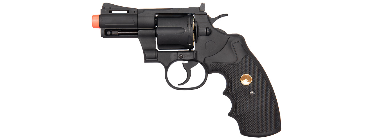 KA-PG-01-C1-S PYTHON 2.5" .357 MAGNUM CO2 REVOLVER (BLACK) - Click Image to Close