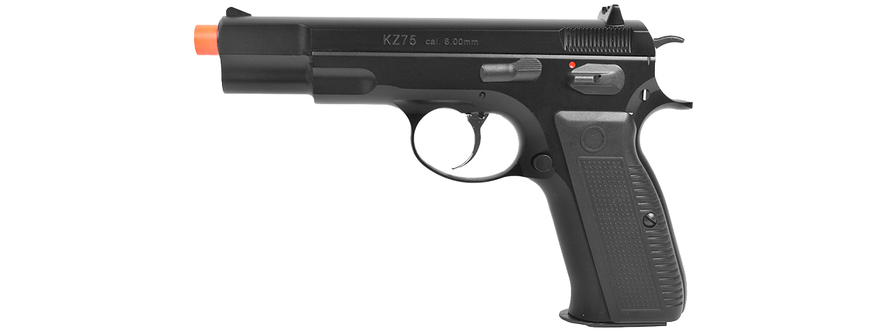 KWA KZ75 FULL METAL AIRSOFT GAS BLOWBACK PISTOL - NS2 GAS SYSTEM - Click Image to Close