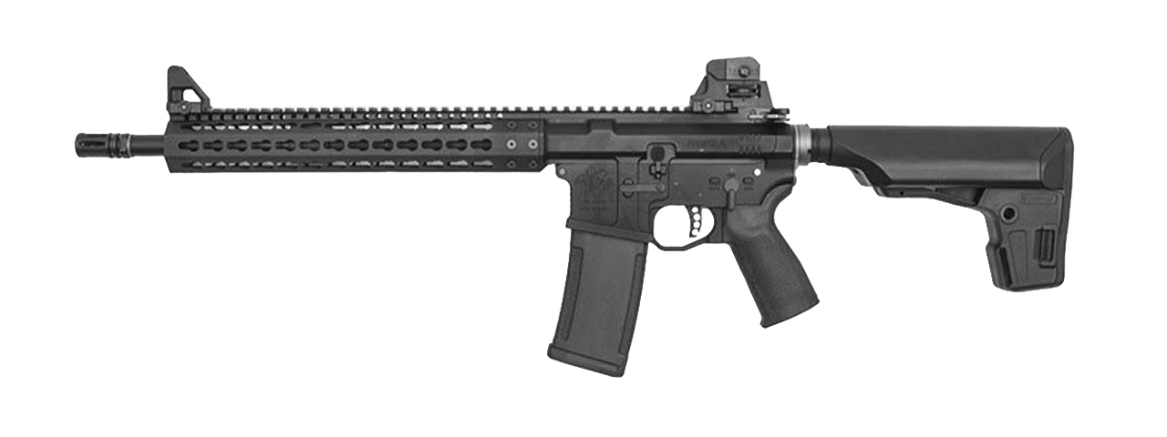 KWA PTS MEGA ARMS MKM AR-15 GBBR METAL RIFLE W/ KEYMOD RAIL - BLACK - Click Image to Close