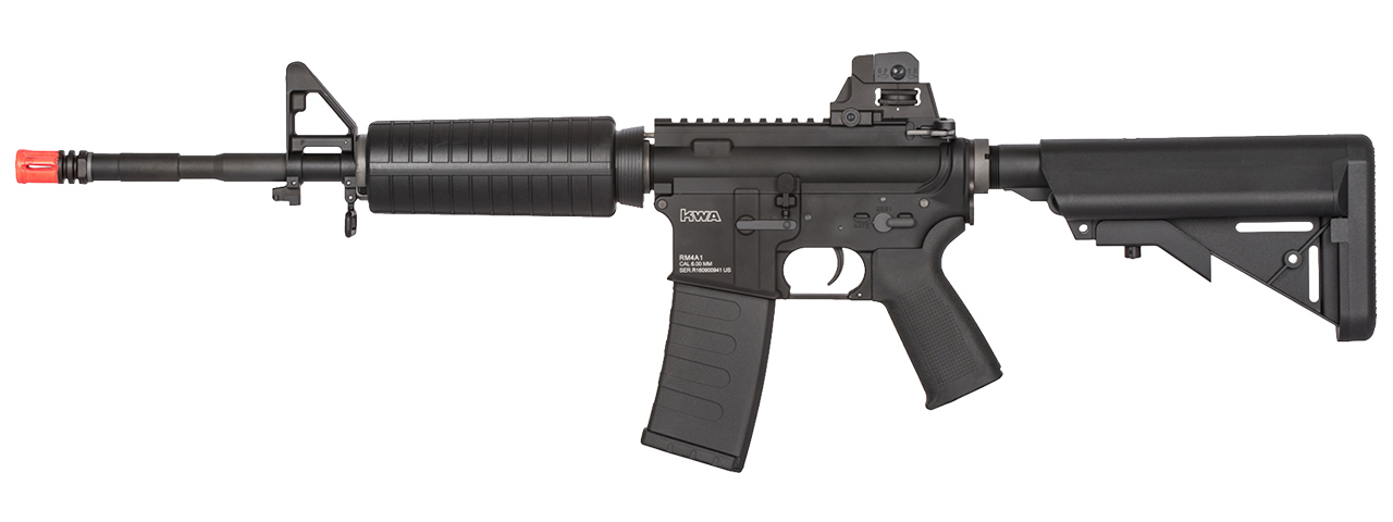 KWA RM4 A1 ERG GEN 3 METAL AIRSOFT AEG RIFLE W/ CRANE STOCK - BLACK - Click Image to Close