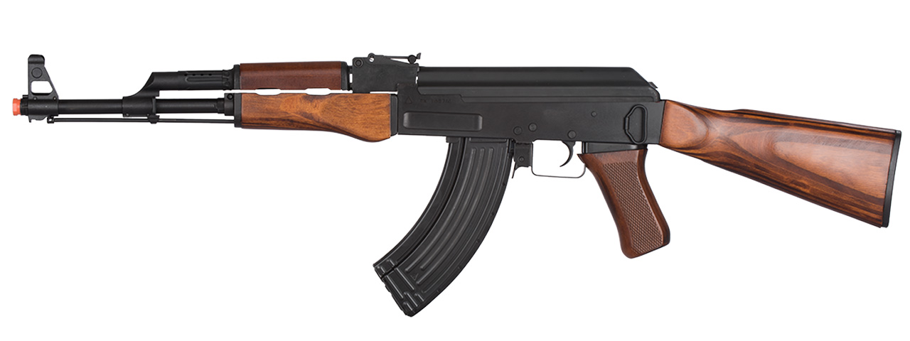 LCT-LCK47-AEG LCK47 Full Metal Airsoft AK47 Series AEG w/ Real Wood - Click Image to Close