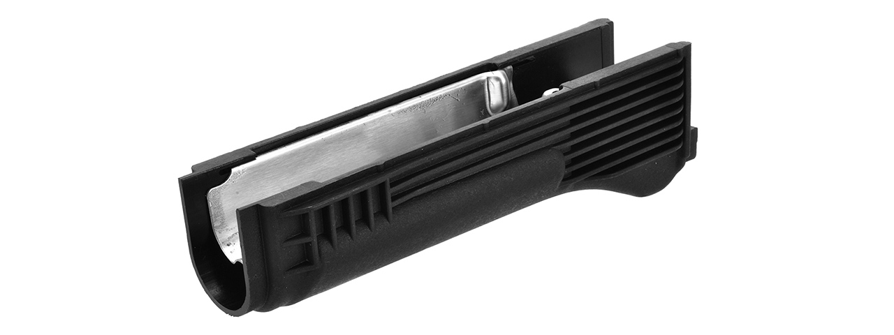 LCT AIRSOFT AK SERIES AEG PLASTIC LOWER HANDGUARD - BLACK - Click Image to Close