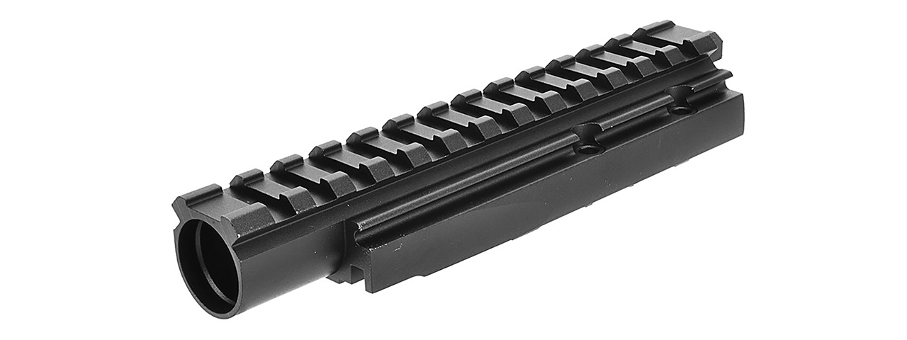 LCT AIRSOFT AMD-65 SERIES AEG 20MM FORWARD OPTICAL RAIL SYSTEM - BLACK - Click Image to Close