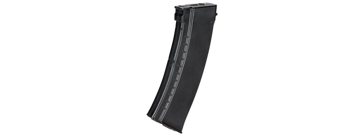 LCT AK Series AEG 130 Round Airsoft Midcap Polymer Magazine (Black) - Click Image to Close