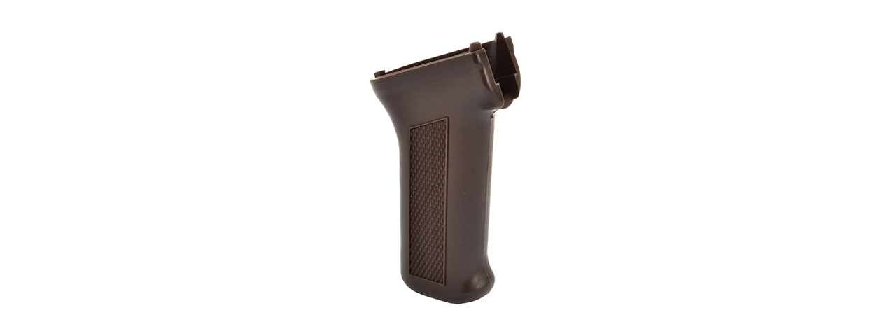 LCT AEG AIRSOFT PISTOL GRIP FOR AK AEG SERIES - BROWN - Click Image to Close