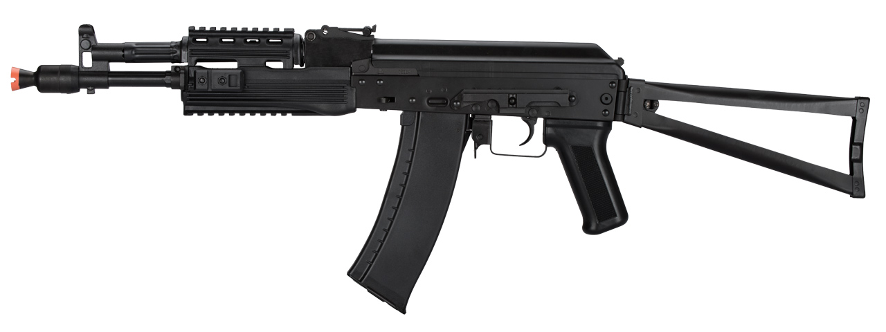 LCT Airsoft AK-105 Assault Rifle AEG W/ Folding Stock (Black) - Click Image to Close