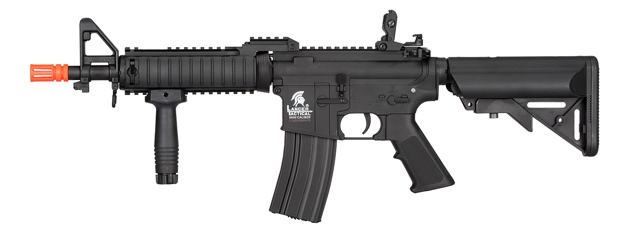 Lancer Tactical Low FPS MK18 Mod 0 Airsoft AEG Rifle (Color: Black) - Click Image to Close