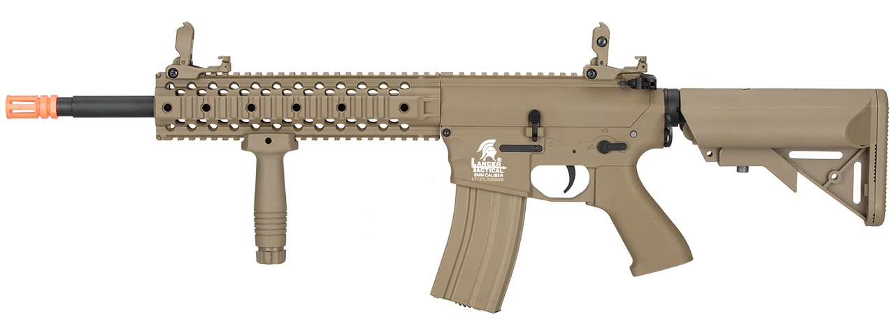 Lancer Tactical Gen 2 M4 Evo Airsoft AEG Rifle (Color: Tan) - Click Image to Close