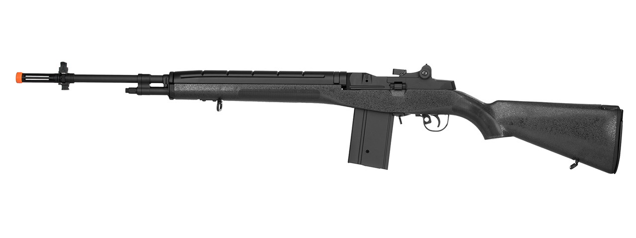 Lancer Tactical LT-732 Full Stock 44" M14 SOCOM Airsoft AEG (Black) - Click Image to Close