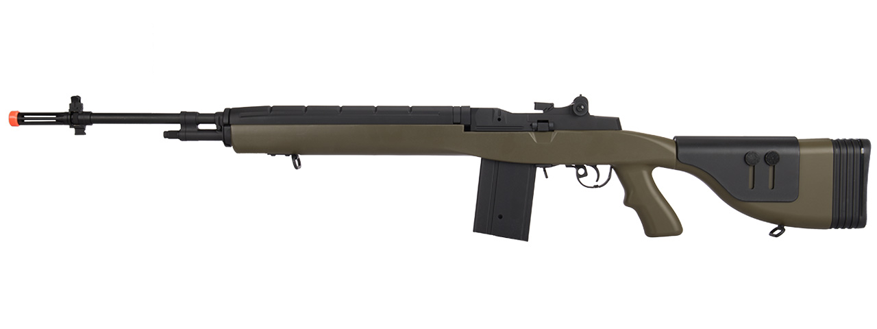 Lancer Tactical LT-732 DMR Stock 45" M14 SOCOM Airsoft AEG (OD Green) - Click Image to Close