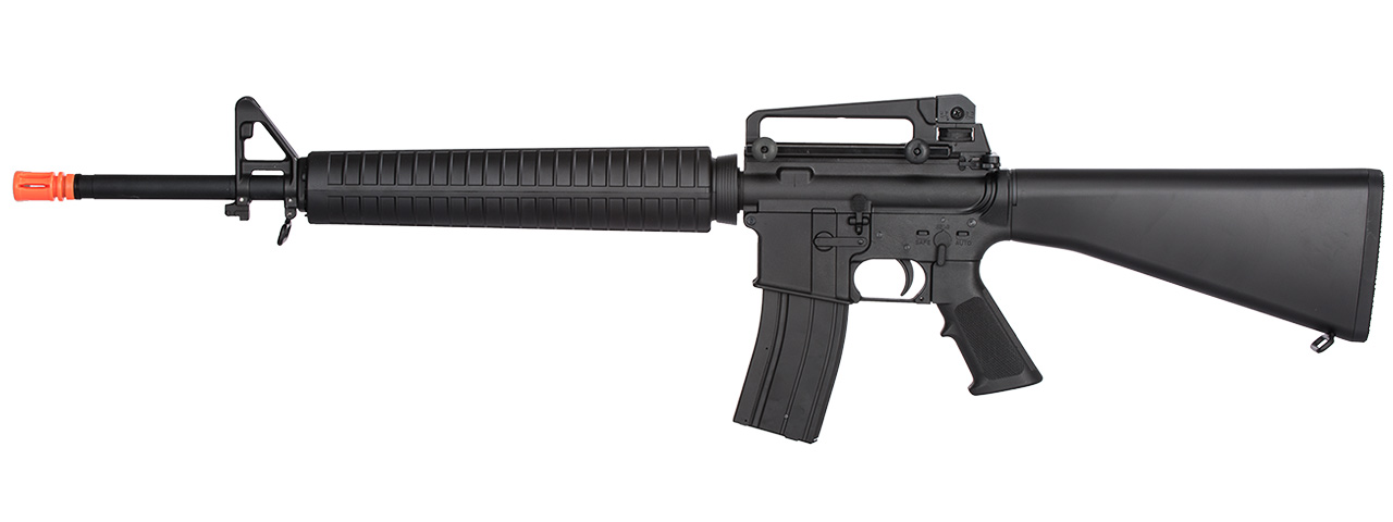 MC6610 M16 LIGHTWEIGHT POLYMER GBB AIRSOFT RIFLE (BLACK) - Click Image to Close