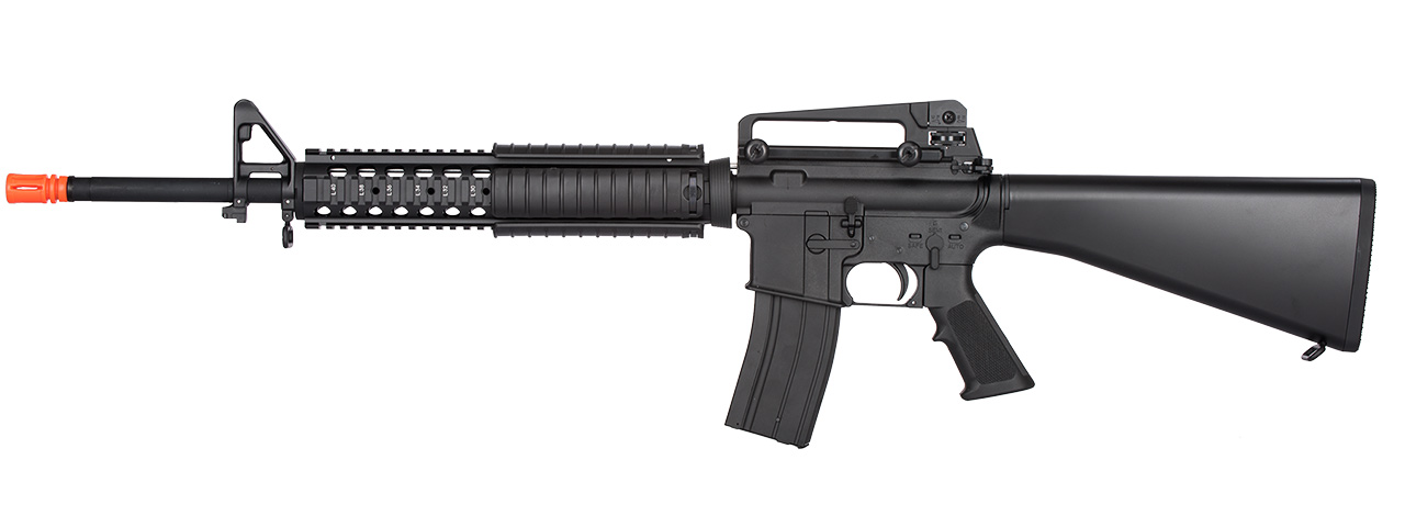 MC6620 M16 RIS LIGHTWEIGHT POLYMER GBB AIRSOFT RIFLE (BLACK) - Click Image to Close