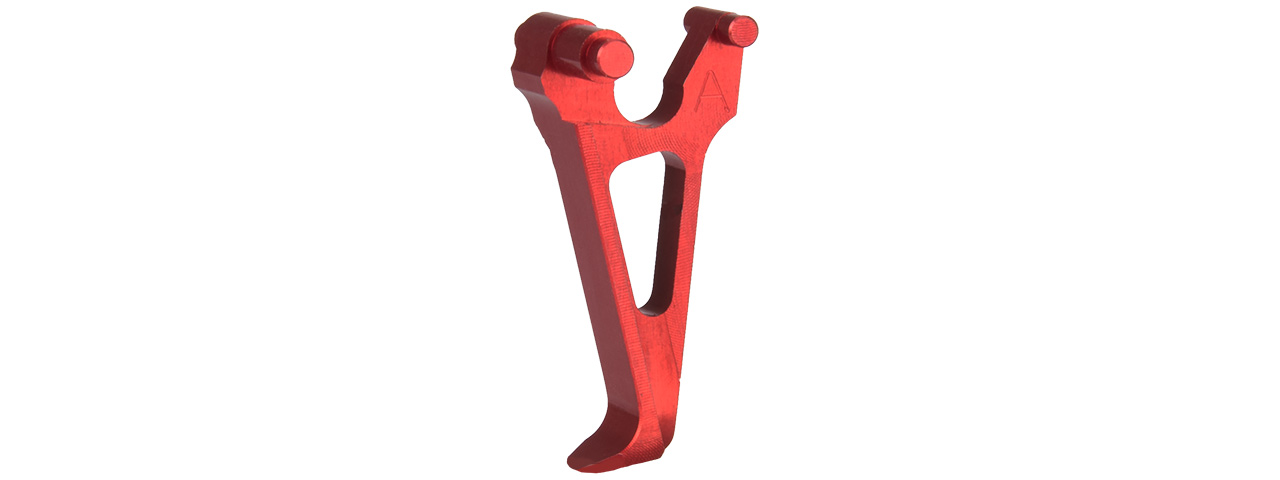 RTA-6463 ANODIZED ALUMINUM TRIGGER FOR AK SERIES (RED - TYPE A) - Click Image to Close