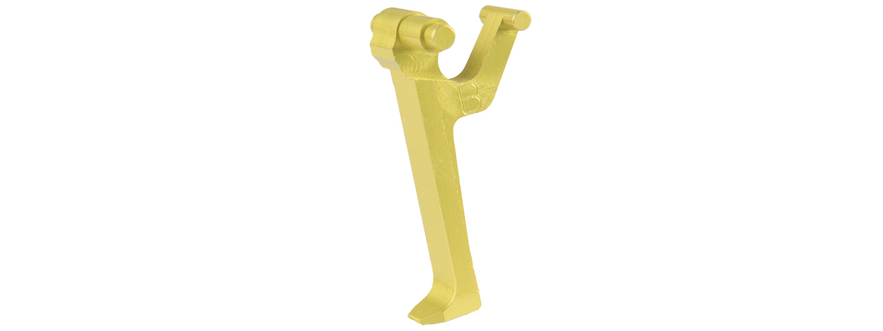 RTA-6786 ANODIZED ALUMINUM TRIGGER FOR AK SERIES (YELLOW) - TYPE B - Click Image to Close