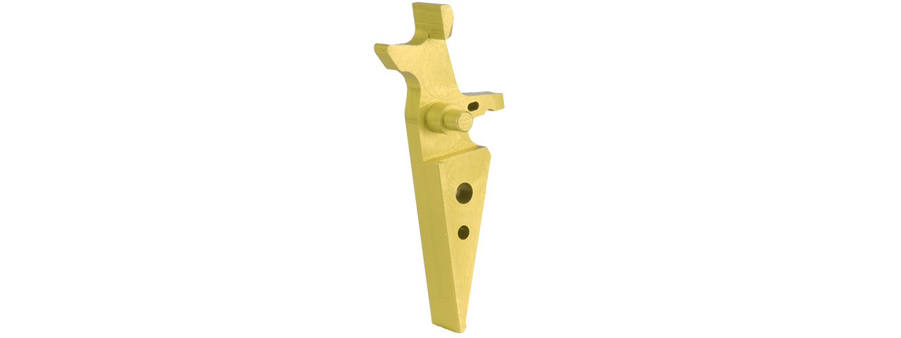 RTA-6803 ANODIZED ALUMINUM TRIGGER FOR AR15 SERIES (YELLOW) - TYPE A - Click Image to Close