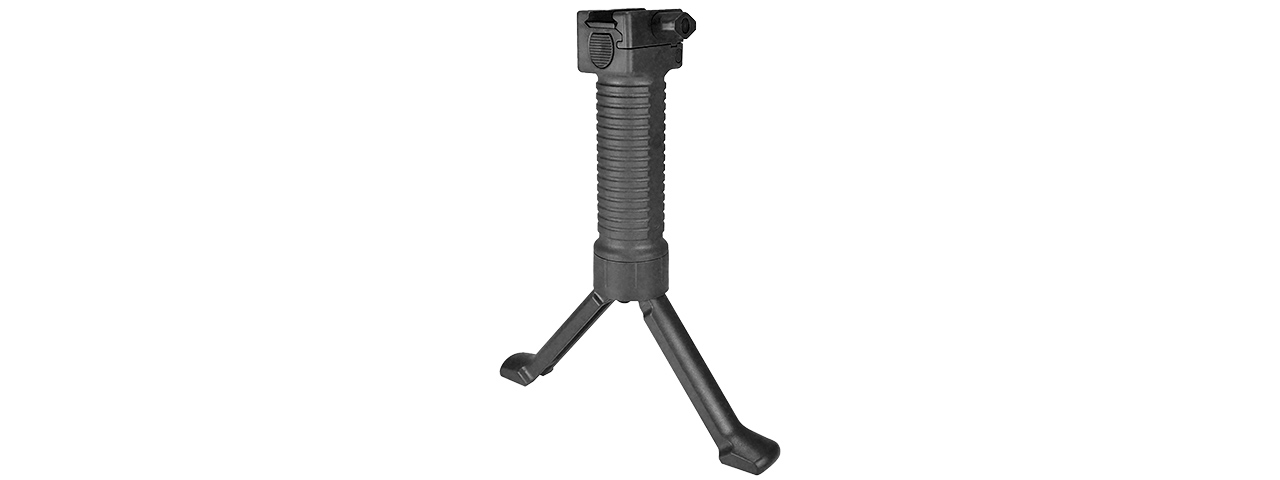 SG-02-B QUICK DEPLOY TACTICAL BIPOD FOREGRIP (BLACK) - Click Image to Close