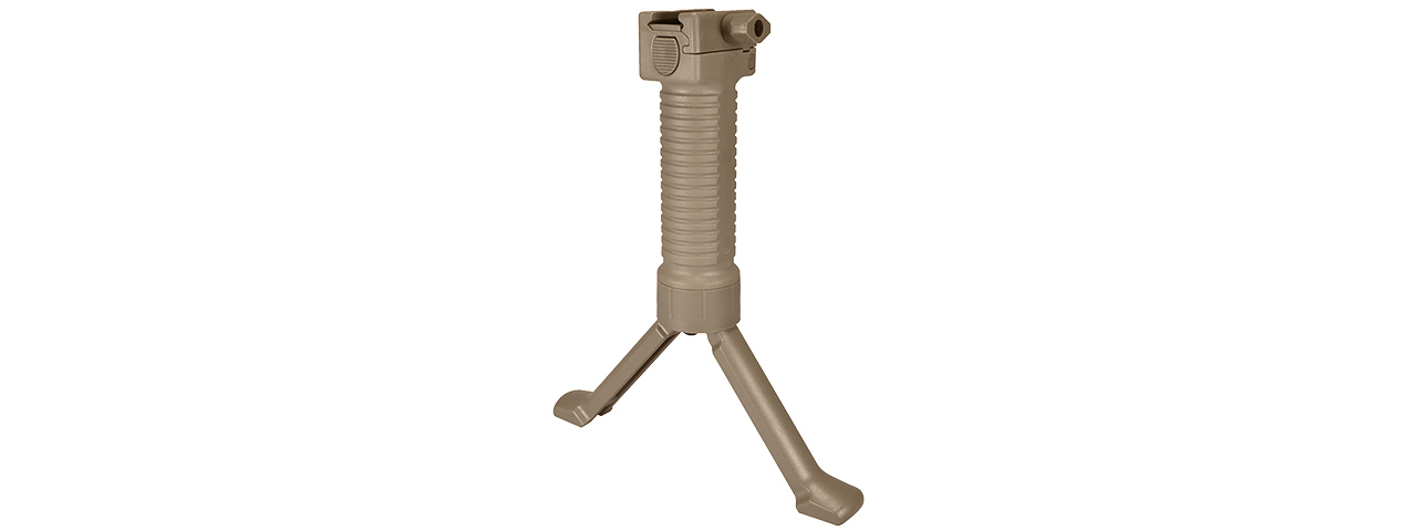 SG-02-T QUICK DEPLOY TACTICAL BIPOD FOREGRIP (TAN) - Click Image to Close