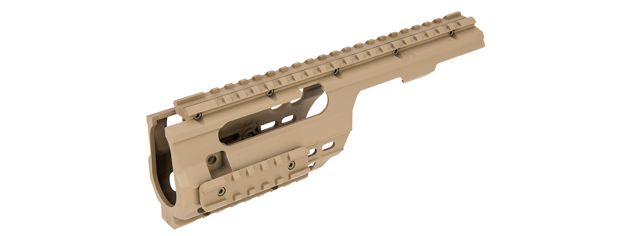 SG-16-1T RAIL SYSTEM FOR M5 SERIES AEGS (TAN) - Click Image to Close