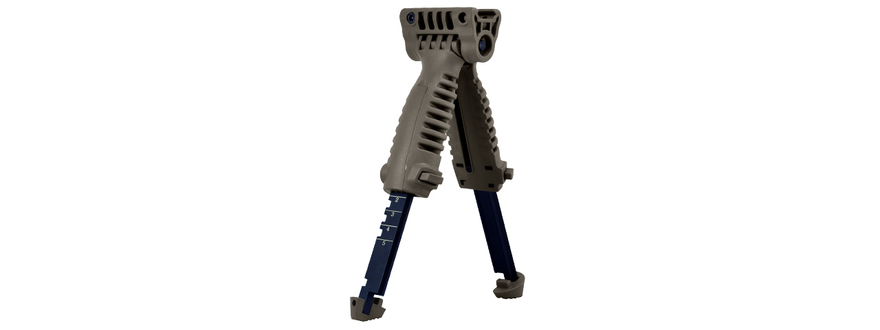 SG-25-G RAPID DEPLOY TACTICAL BIPOD FOREGRIP (OD) - Click Image to Close