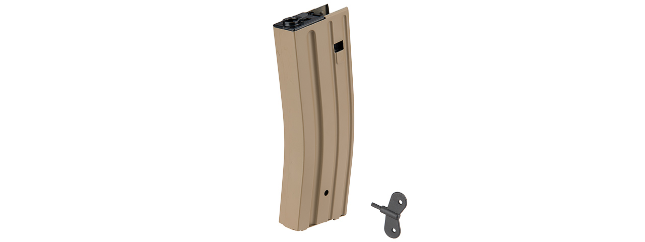 SG-36-T 430RD M4 HIGH CAPACITY MAGAZINE FOR MARUI EBB RIFLE (TAN) - Click Image to Close