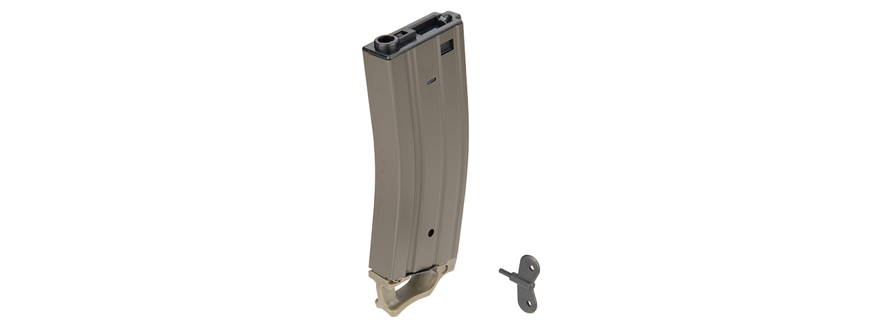 SG-618-1G 330RD HIGH CAPACITY AIRSOFT MAGAZINE FOR M4 AEGS W/ PULL TAB (OD) - Click Image to Close