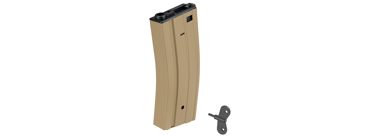 SG-618-T 330RD HI-CAP MAGAZINE FOR MARUI M4/M16 AEG (TAN) - Click Image to Close