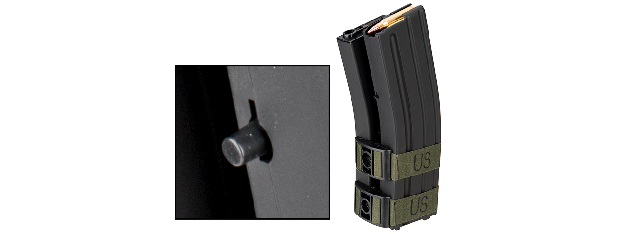 SG-698-6AB 1200RD ELECTRIC WINDING DUAL MAGAZINE FOR M4 AEGS - Click Image to Close