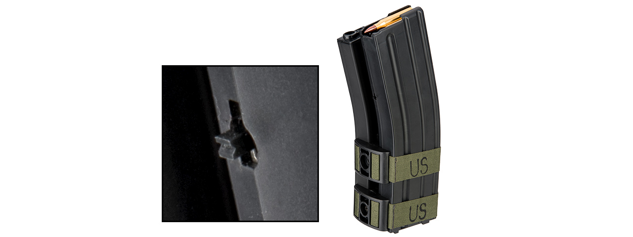 SG-698-6CB 1200RD ELECTRIC AUTO-WINDING DUAL MAGAZINE FOR M4 AEGS - Click Image to Close