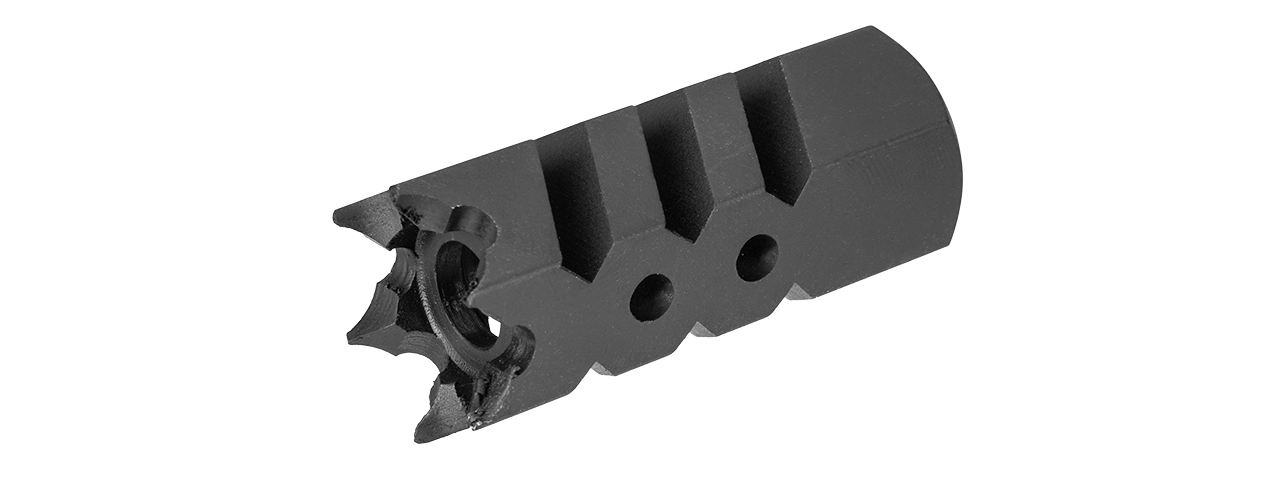 SG-BW60 14MM CCW AIRSOFT GREAT WHITE MUZZLE BRAKE - Click Image to Close