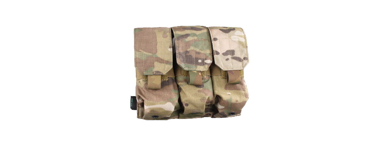 AMA AIRSOFT TACTICAL TRIPLE MAGAZINE POUCH - CAMO - Click Image to Close