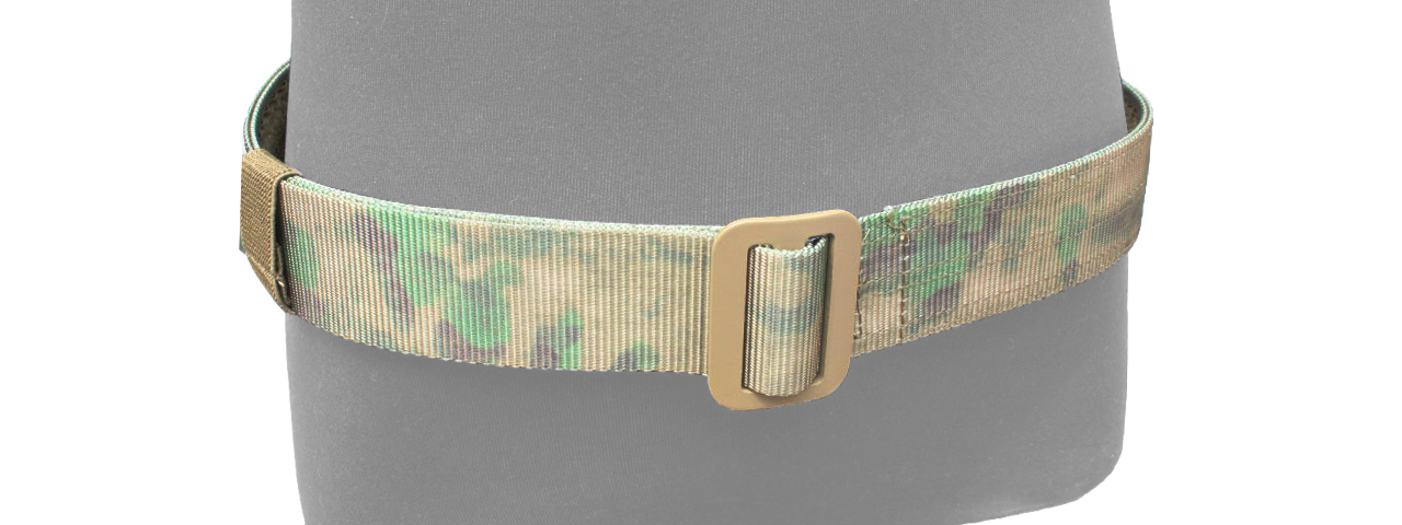 T1919-M TACTICAL SLIDE ADJUSTER BELT - MEDIUM (CAMO) - Click Image to Close