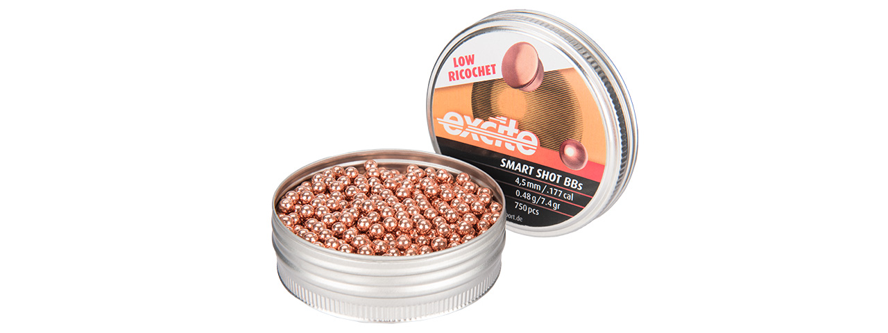 VTR-SS002NBP EXCITE 750 RD .177 COPPER PLATED SMART SHOT BBs BLISTER PACK - Click Image to Close