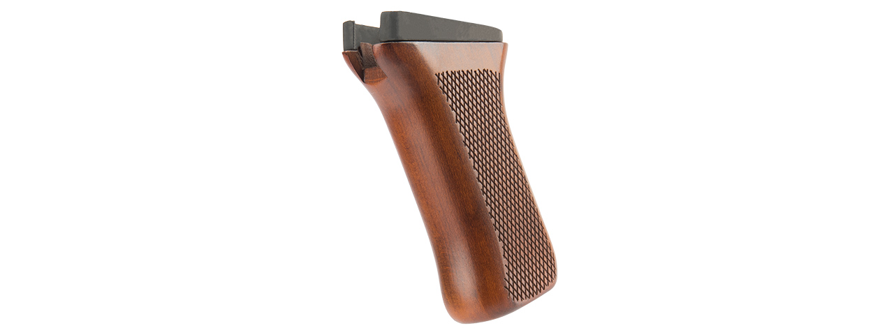 LCT AIRSOFT PISTOL GRIP FOR AK SERIES AEG - WOOD - Click Image to Close