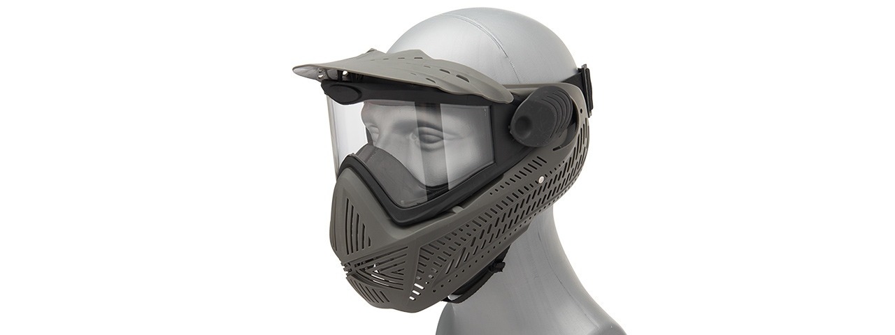 G-Force F2 Single Layer Full Face Mask (FOLIAGE GREEN) - Click Image to Close