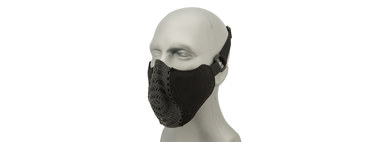 G-Force Ventilated Discreet Half Face Mask (BLACK) - Click Image to Close