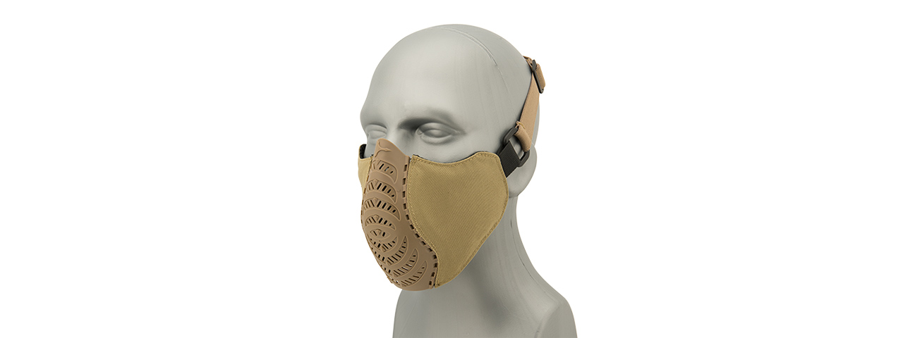 G-Force Ventilated Discreet Half Face Mask (TAN) - Click Image to Close