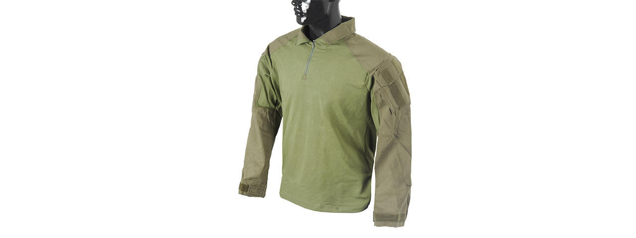 AC-243LG COMBAT UNIFORM BDU SHIRT - RANGER GREEN (LARGE) - Click Image to Close