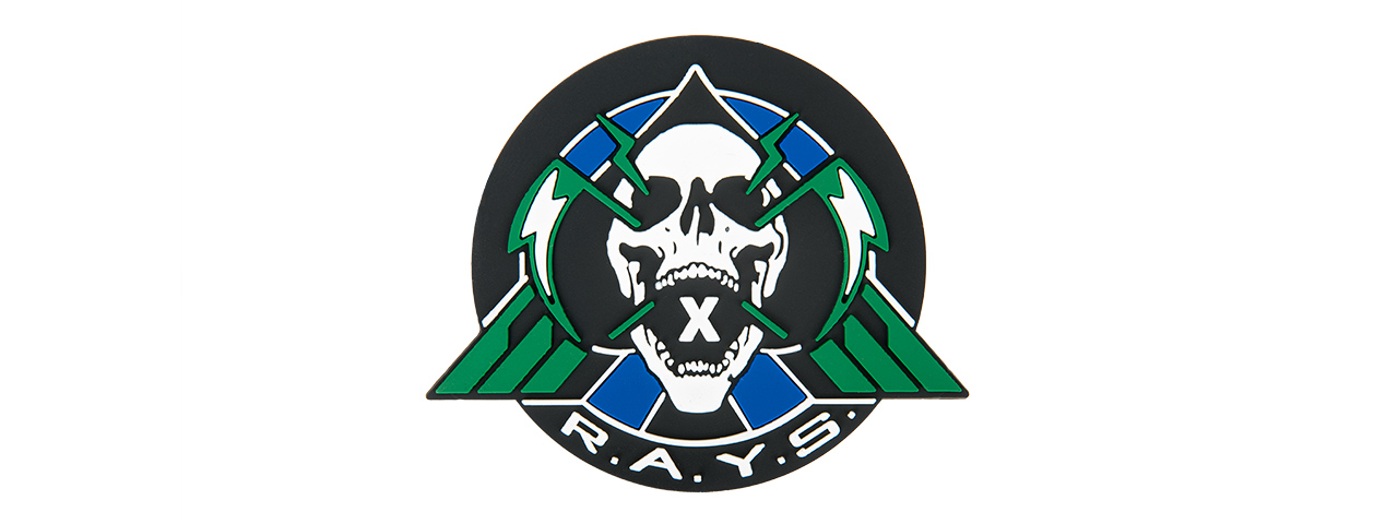 EMERSON "R.A.Y.S" PVC MORALE PATCH (BLACK/GREEN) - Click Image to Close
