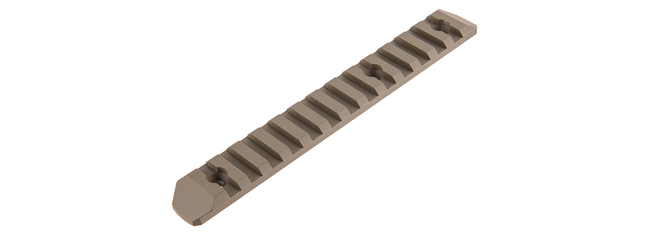 ATLAS CUSTOM WORKS 13-SLOT M-LOK PICATINNY RAIL SEGMENT (TAN) - Click Image to Close