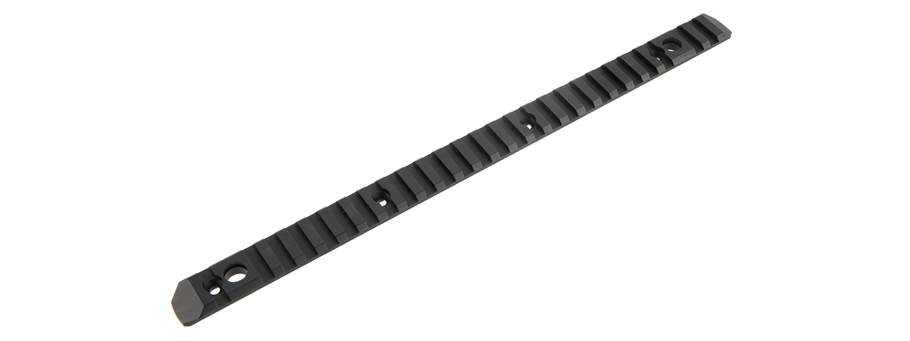 ATLAS CUSTOM WORKS 26-SLOT M-LOK PICATINNY RAIL FULL SIDE (BLACK) - Click Image to Close