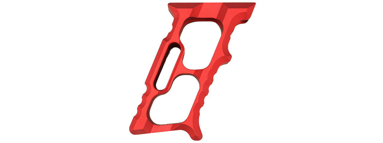ATLAS CUSTOM WORKS LIGHTWEIGHT ALUMINUM VERTICAL FOREGRIP FOR M-LOK AND KEYMOD (RED) - Click Image to Close