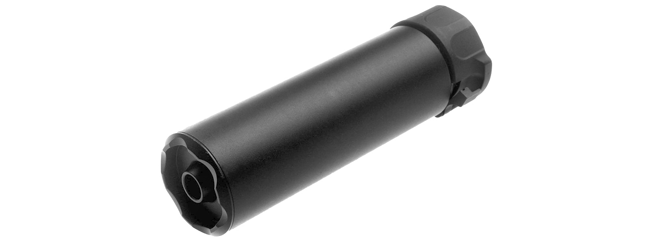 ATLAS CUSTOM WORKS FULL METAL SOCOM QD 5.3" BARREL EXTENSION W/ FLASH HIDER [MINI2] (BLACK) - Click Image to Close