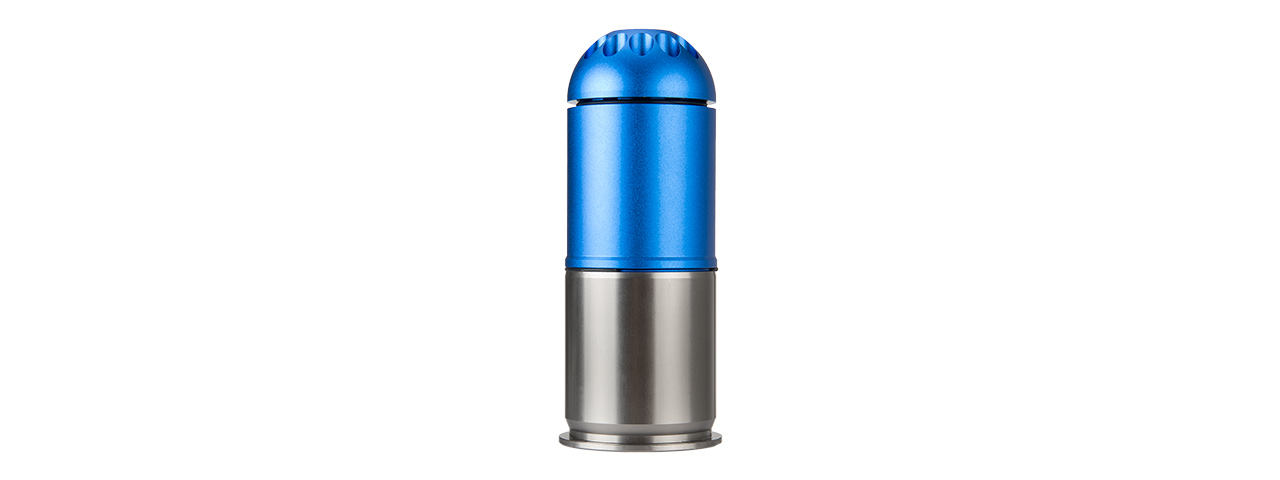 ATLAS CUSTOM WORKS AIRSOFT GRENADE SHELL (BLUE / SILVER) - Click Image to Close